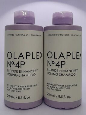 Olaplex No.4P Blonde Enhancer Purple Shampoo 8.5oz Toning Repair 2 Pack
